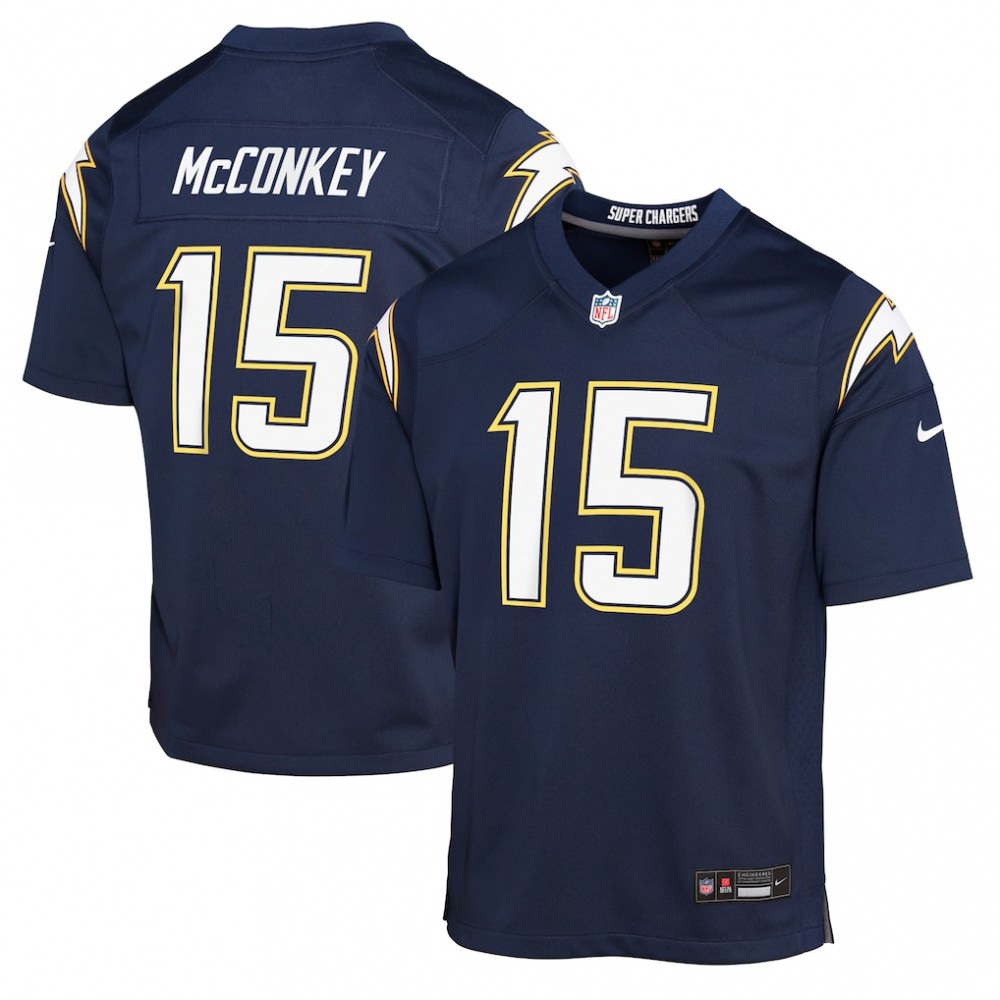 Ladd McConkey Los Angeles Chargers Nike Youth Alternate Super Chargers Game Player Jersey - Navy-Profan Arena